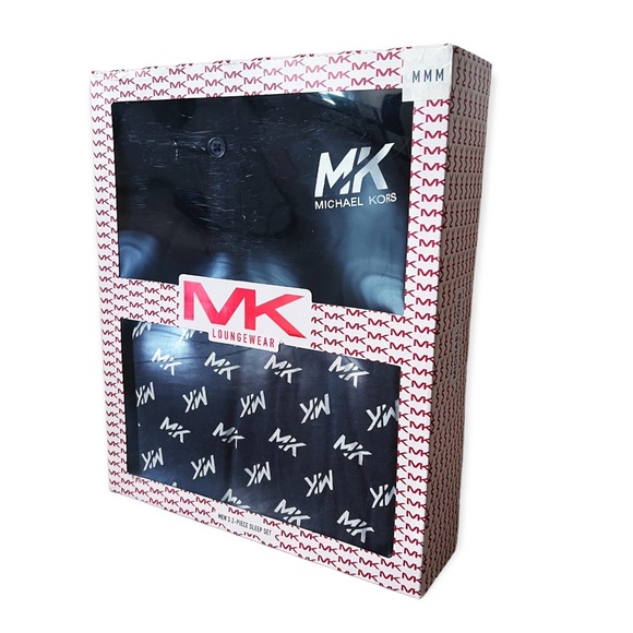 Michael Kors Loungewear Men’s 2-Piece Sleep Set, Navy Size M New in Box - Picture 7 of 7